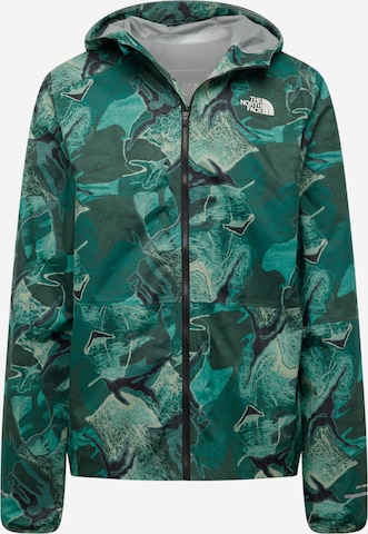 THE NORTH FACE Outdoorjas 'HIGHER' in Groen: voorkant