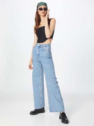 WEEKDAY Wide leg Jeans 'Ace Summer' in Blue