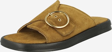 ANGULUS Mules in Yellow: front
