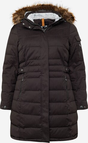STOY Winter Coat in Brown: front