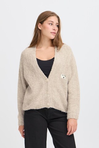 ICHI Strickjacke in Beige