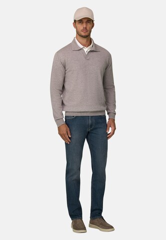 Boggi Milano Slimfit Jeans in Blauw: voorkant