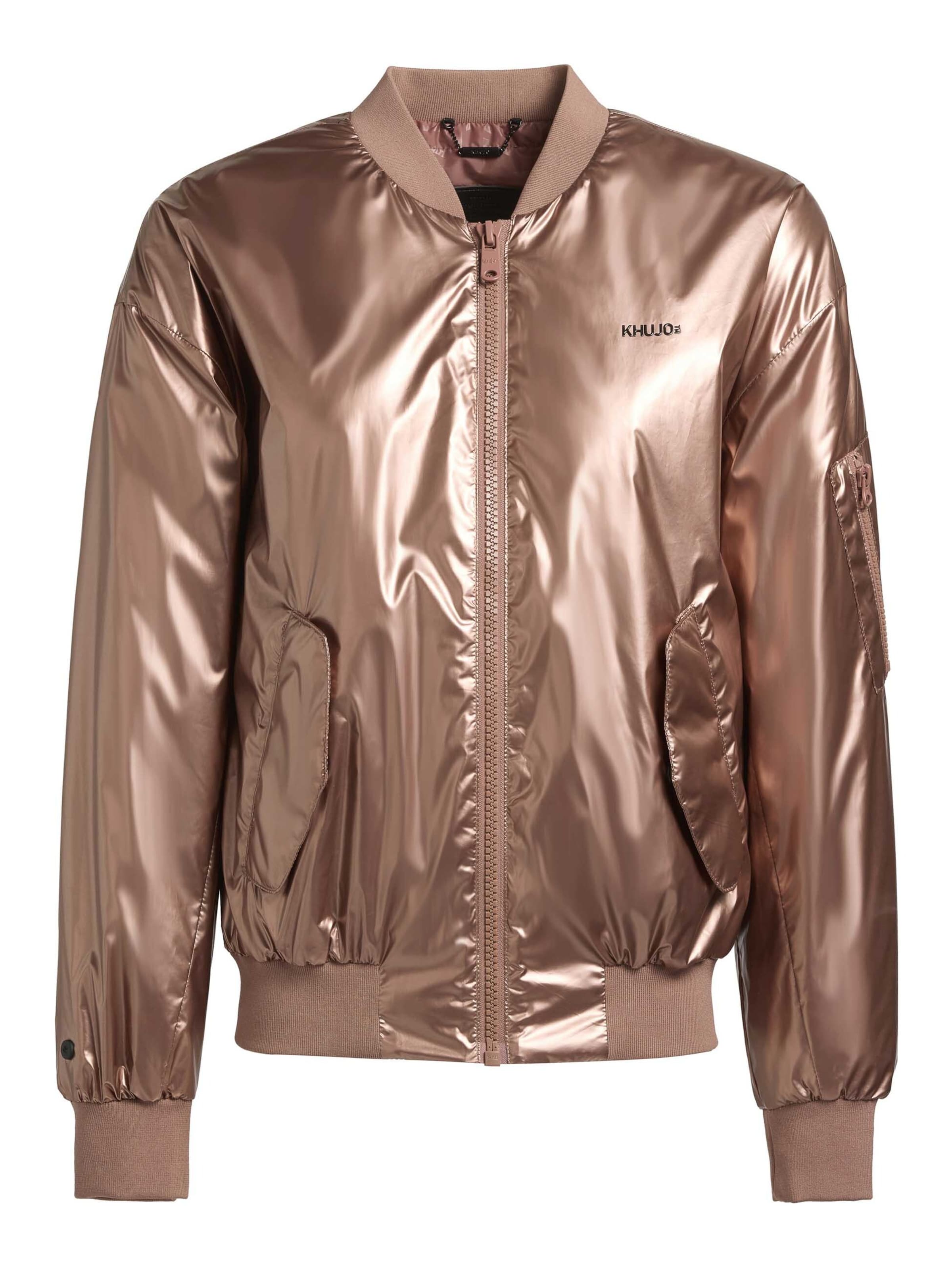 khujo Jacke 'Aneo' in Gold: Vorderseite
