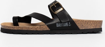 Bayton Pantolette 'Biscaye' in Schwarz: predná strana