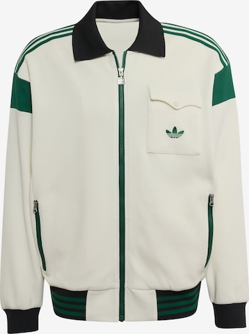 ADIDAS ORIGINALS Tussenjas 'TRACK TOP' in Wit: voorkant