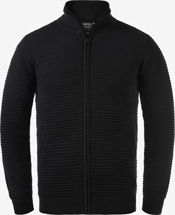 INDICODE JEANS Cardigan 'Arctic' in Schwarz: predná strana