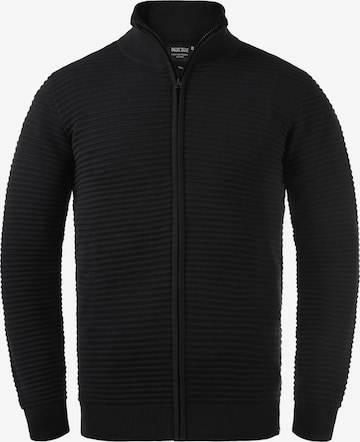 INDICODE JEANS Cardigan 'Arctic' in Schwarz: predná strana