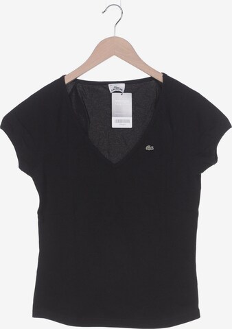 LACOSTE Top & Shirt in XL in Black: front