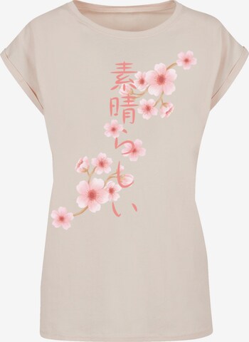 F4NT4STIC Shirt 'Kirschblüten Asien' in Pink: front