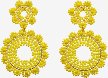 IZIA - Brincos em amarelo: frente