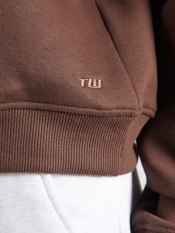 Bluză de molton de la Tally Weijl pe maro