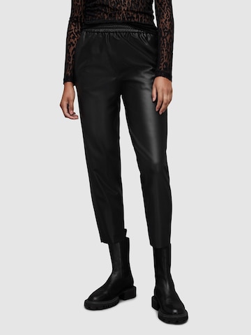 AllSaints Regular Broek in Zwart: voorkant