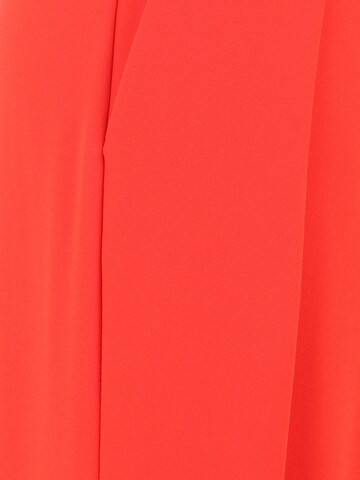 River Island Petite Wide leg Bandplooibroek in Rood