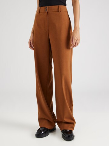 FIVEUNITS Regular Trousers 'Sophia' in Brown: front