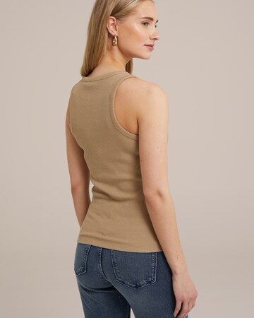 WE Fashion Топ в Бежевый
