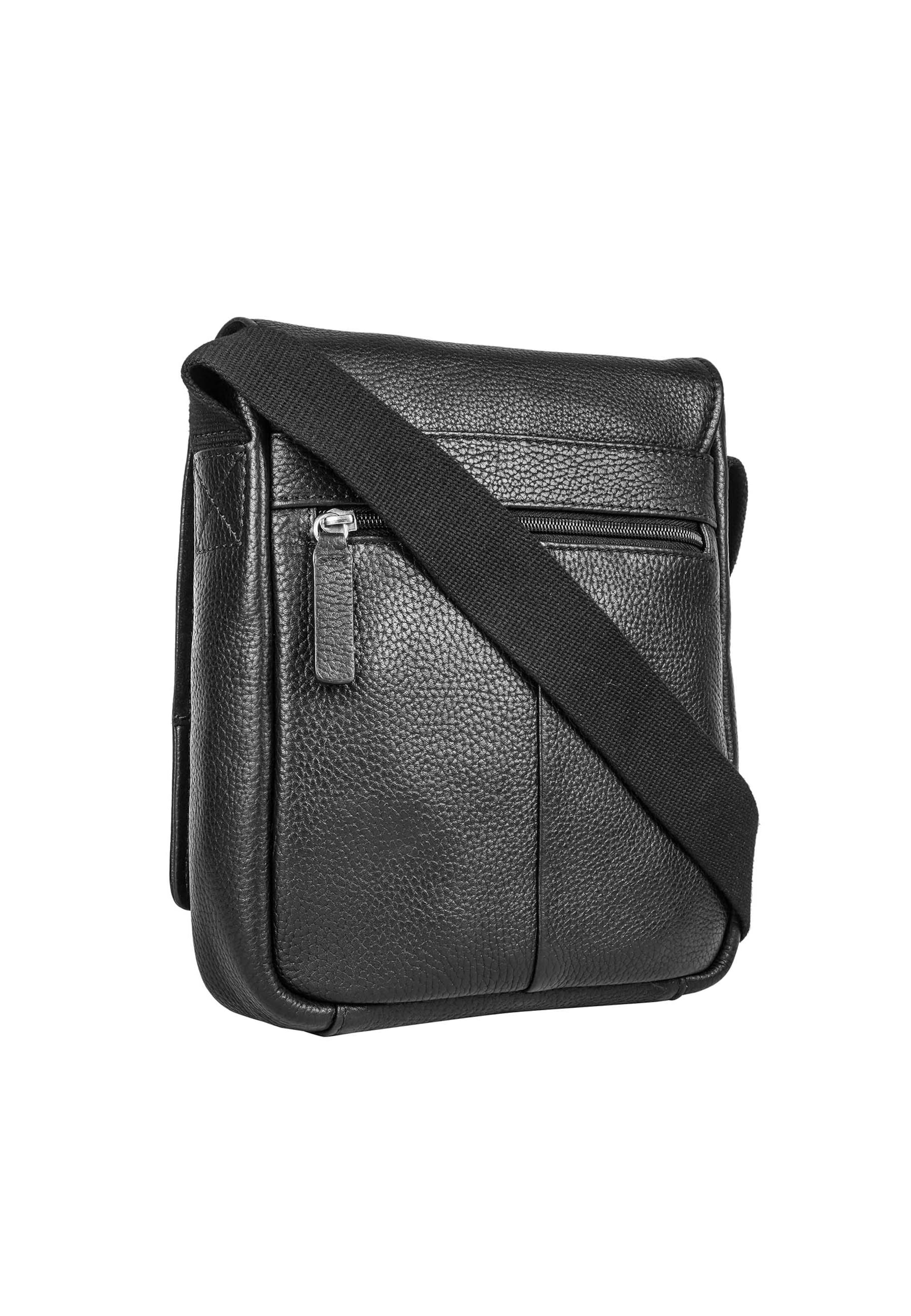 STRELLSON Schoudertas 'Kennington Jeremy' in Zwart