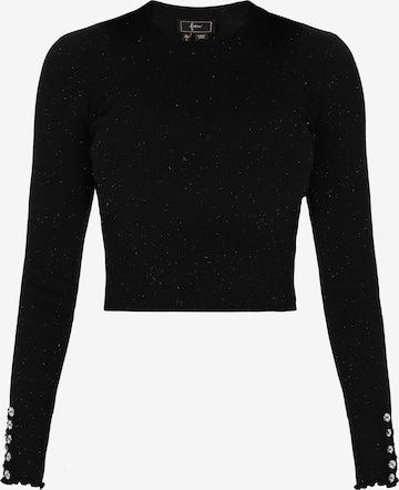 faina - Pullover em preto: frente