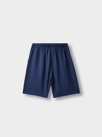 Burocs Regular Pants 'Herringbone' in Blue