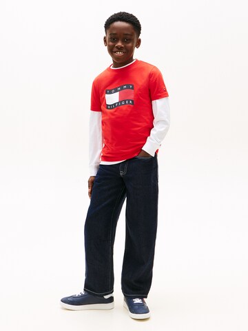 Tricou de la TOMMY HILFIGER pe roșu