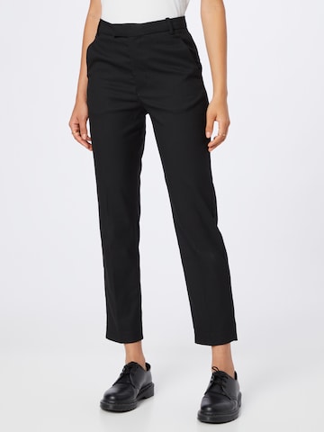 Regular Pantalon chino 'Polly' Lindex en noir : devant