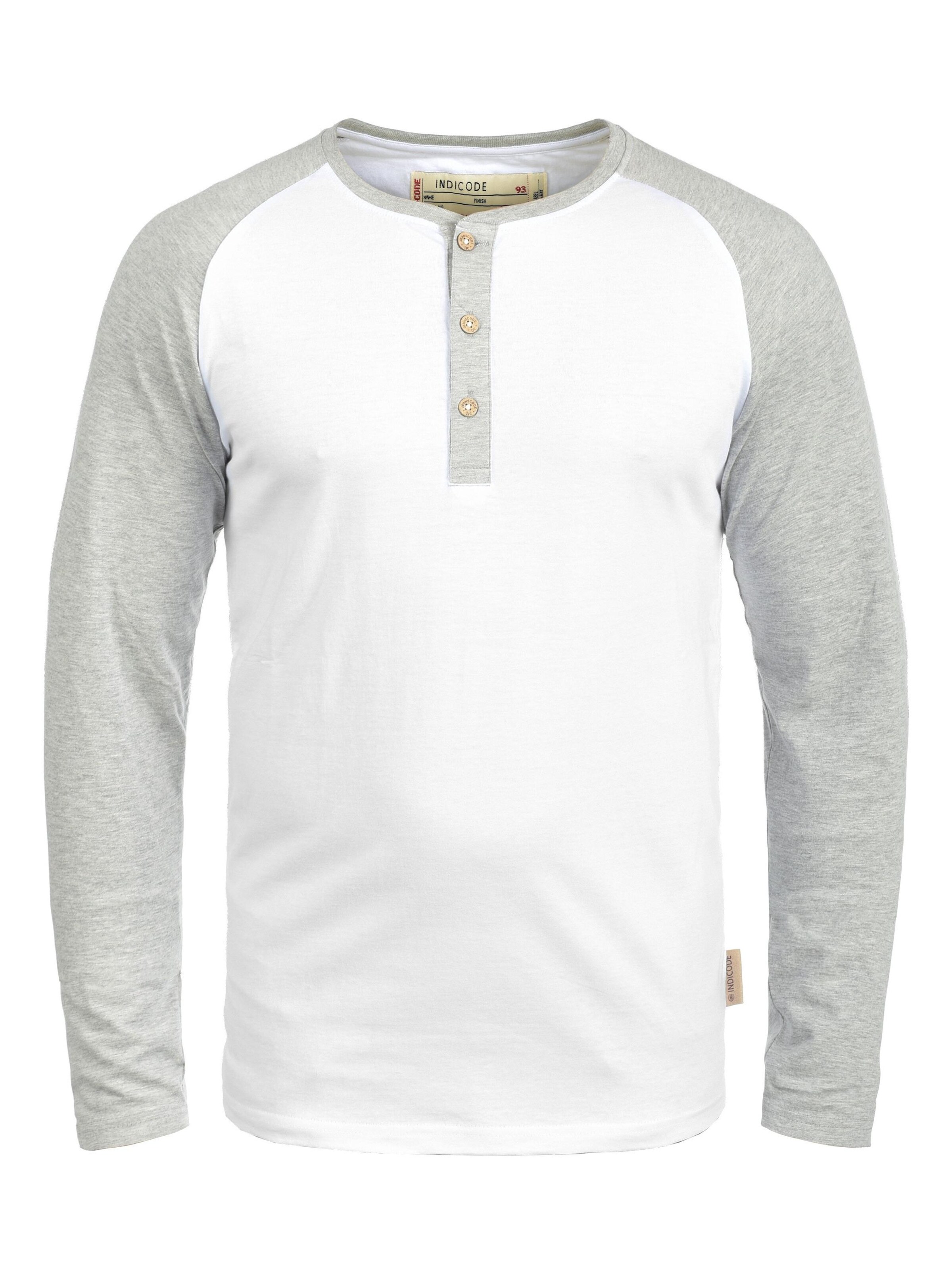 INDICODE JEANS Shirt 'Winston ' in White: front