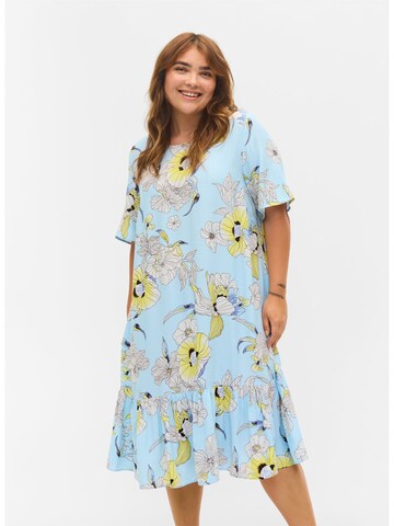 Robe 'XSUSANNE' Zizzi en bleu : devant