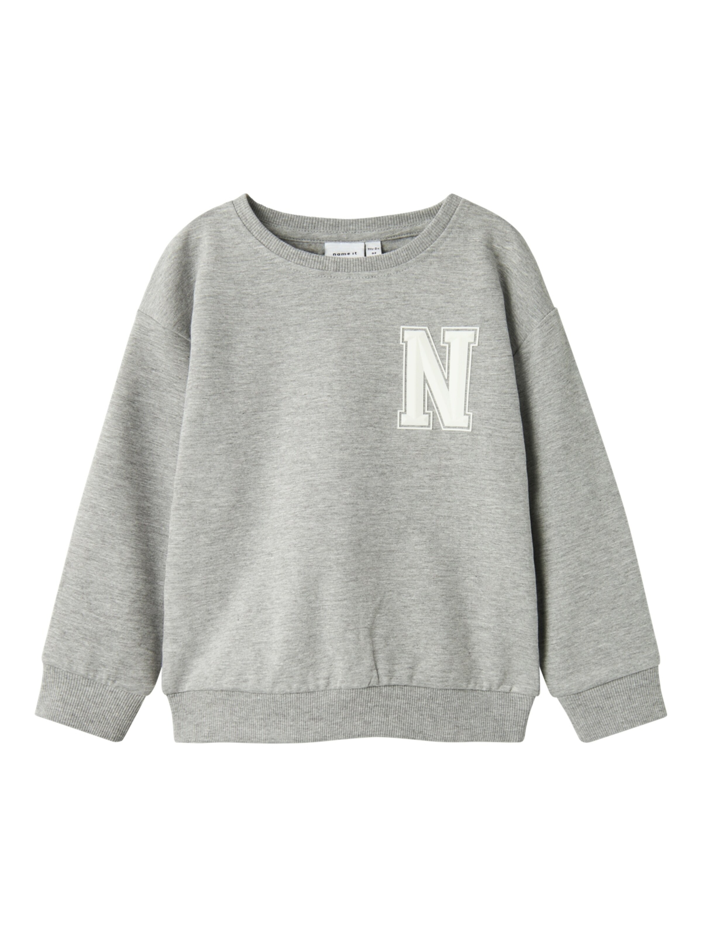 Sweat NAME IT en gris : devant