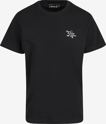 Mister Tee Shirt 'Penne Va Bene' in Schwarz: Vorderseite