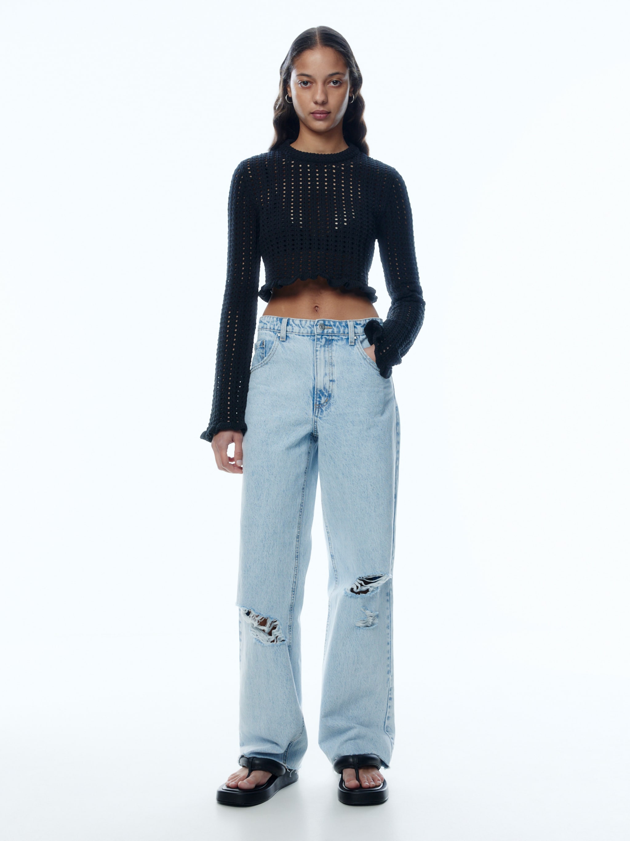 EDITED Produits Pull-over 'Gila' noir