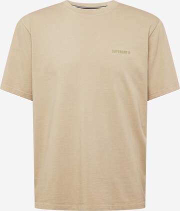 Superdry T-Shirt in Beige: predná strana