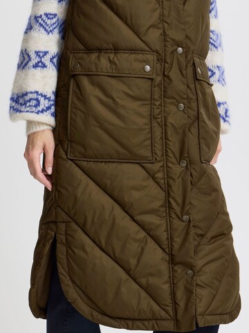 PULZ Jeans Vest 'Katalin' in Brown