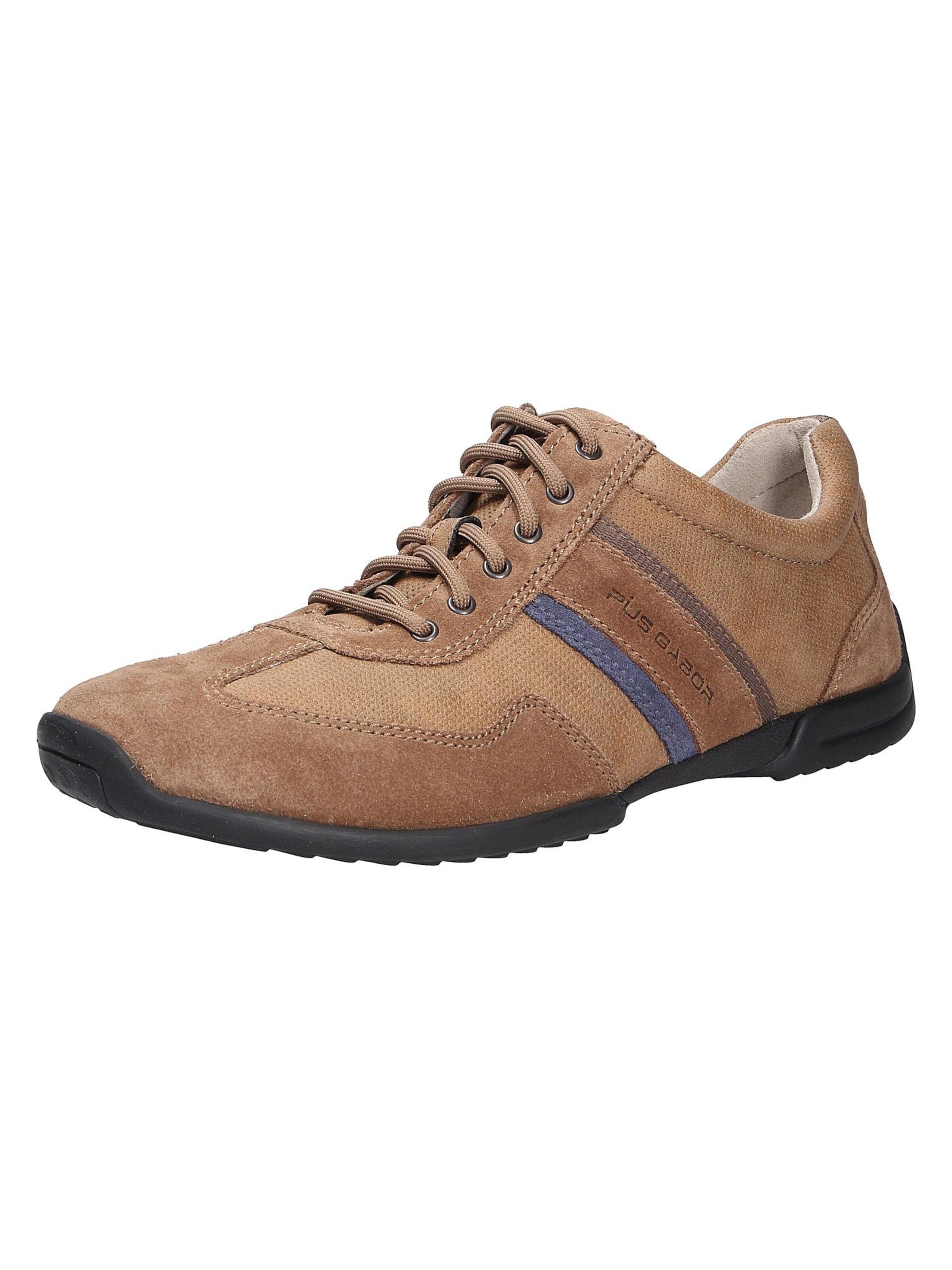 Baskets basses Pius Gabor en beige : devant