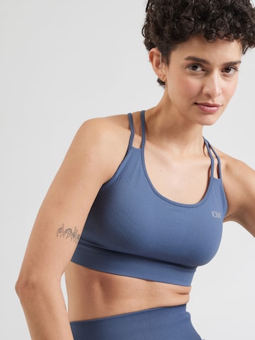 Bustier Soutien-gorge de sport ICANIWILL en bleu : devant