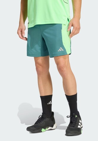 Regular Pantalon de sport 'Tech Apparel' ADIDAS PERFORMANCE en vert : devant