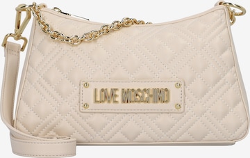 Love Moschino Handbag 'Quilted' in Beige: front