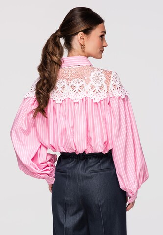 Ombre Bluse in Pink