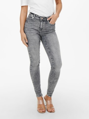 ONLY Skinny Jeans 'Power' in Grijs: voorkant
