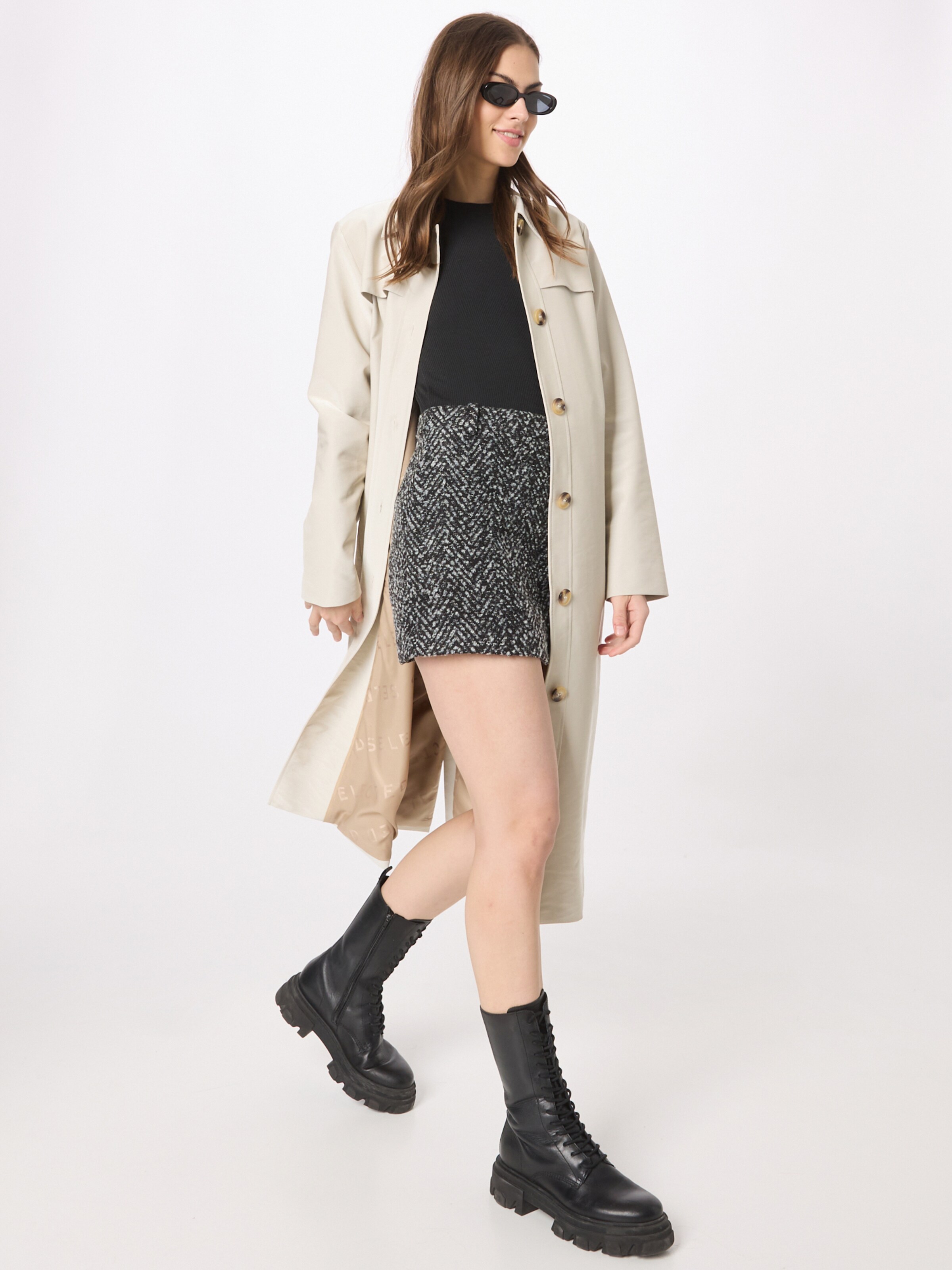 Frauen Röcke In The Style Rock 'LORNA' in Schwarz - FS58325 Frauen Röcke In The Style Rock 'LORNA' in Schwarz - FS58325
