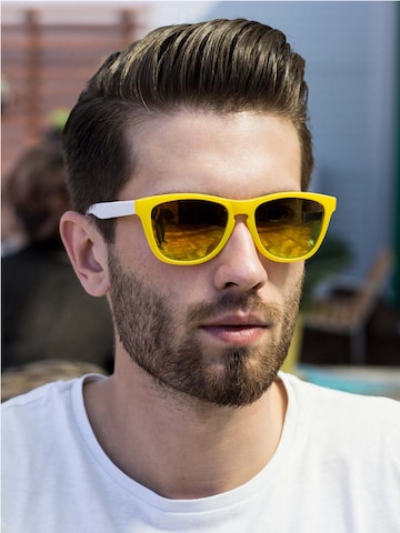VEYREY Sunglasses 'Nerd Sonnenbrillen' in Yellow: front