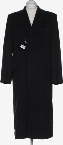 YVES SAINT LAURENT Jacket & Coat in M-L in Black: front