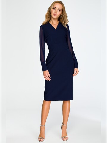 Stylove Jurk in Blauw: voorkant