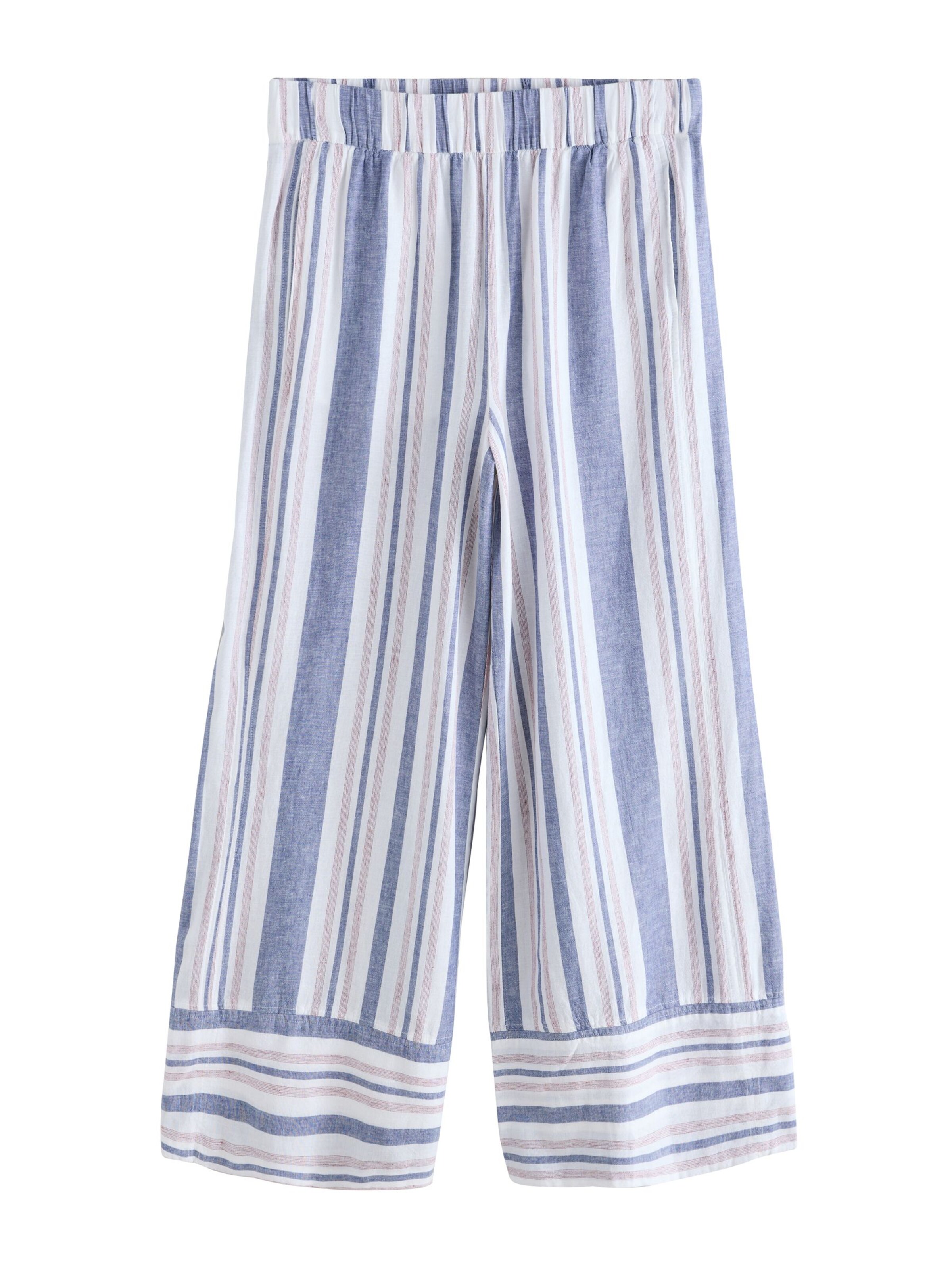 Next Wide Leg Hose in Blau: Vorderseite