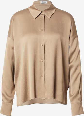 brūns DRYKORN Blūze 'CLOELIA': no priekšpuses