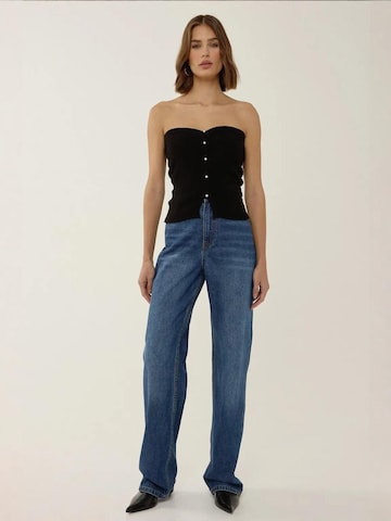 Hiccup Gebreide top in Zwart