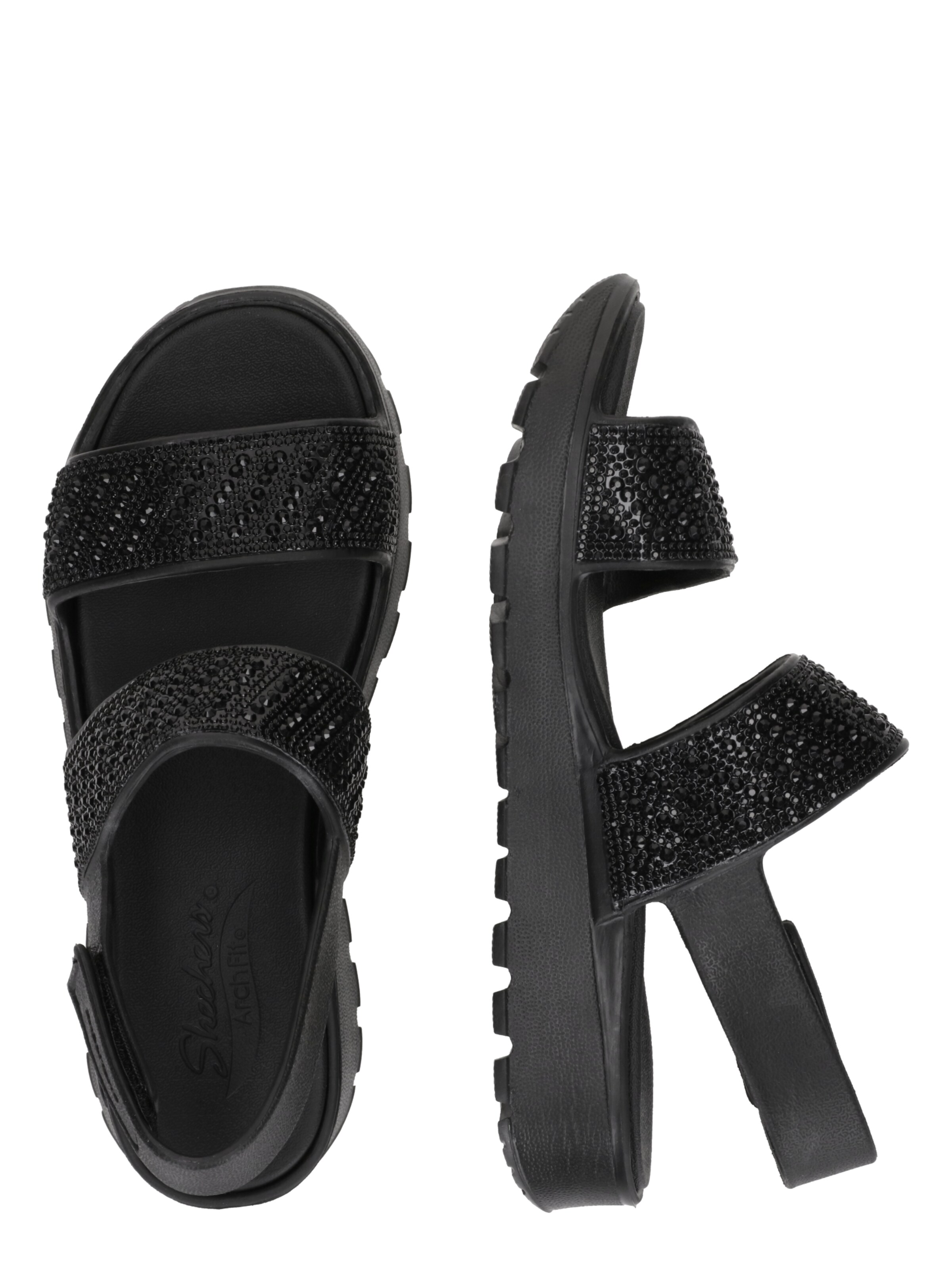 Sandales SKECHERS en noir