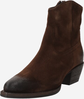 Bottines Billi Bi en marron : devant