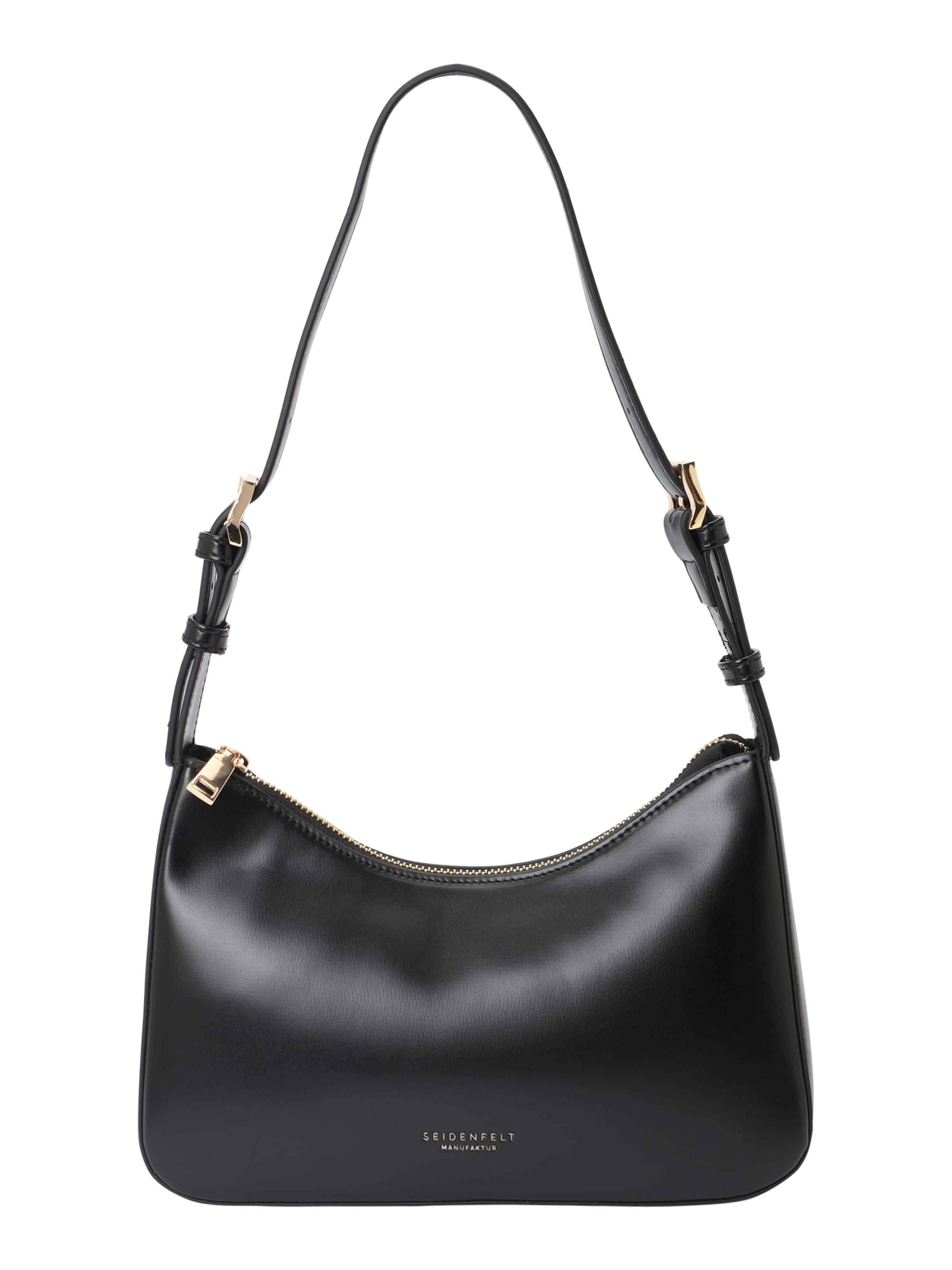 Seidenfelt Наплечная сумка 'Arvaja' в Черный: спереди