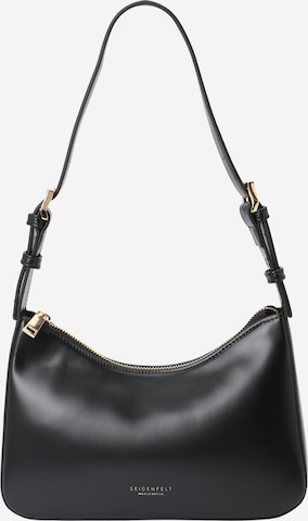 Seidenfelt Manufaktur Olkalaukku 'Arvaja' värissä musta: etupuoli