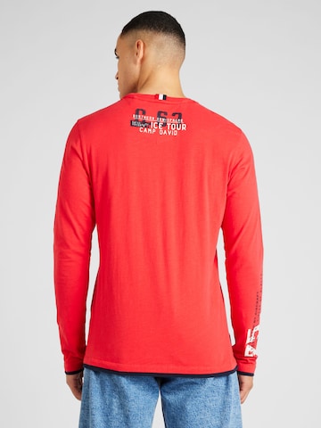 CAMP DAVID - Camiseta en rojo