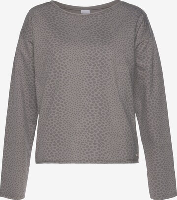 Sweat-shirt LASCANA en gris : devant